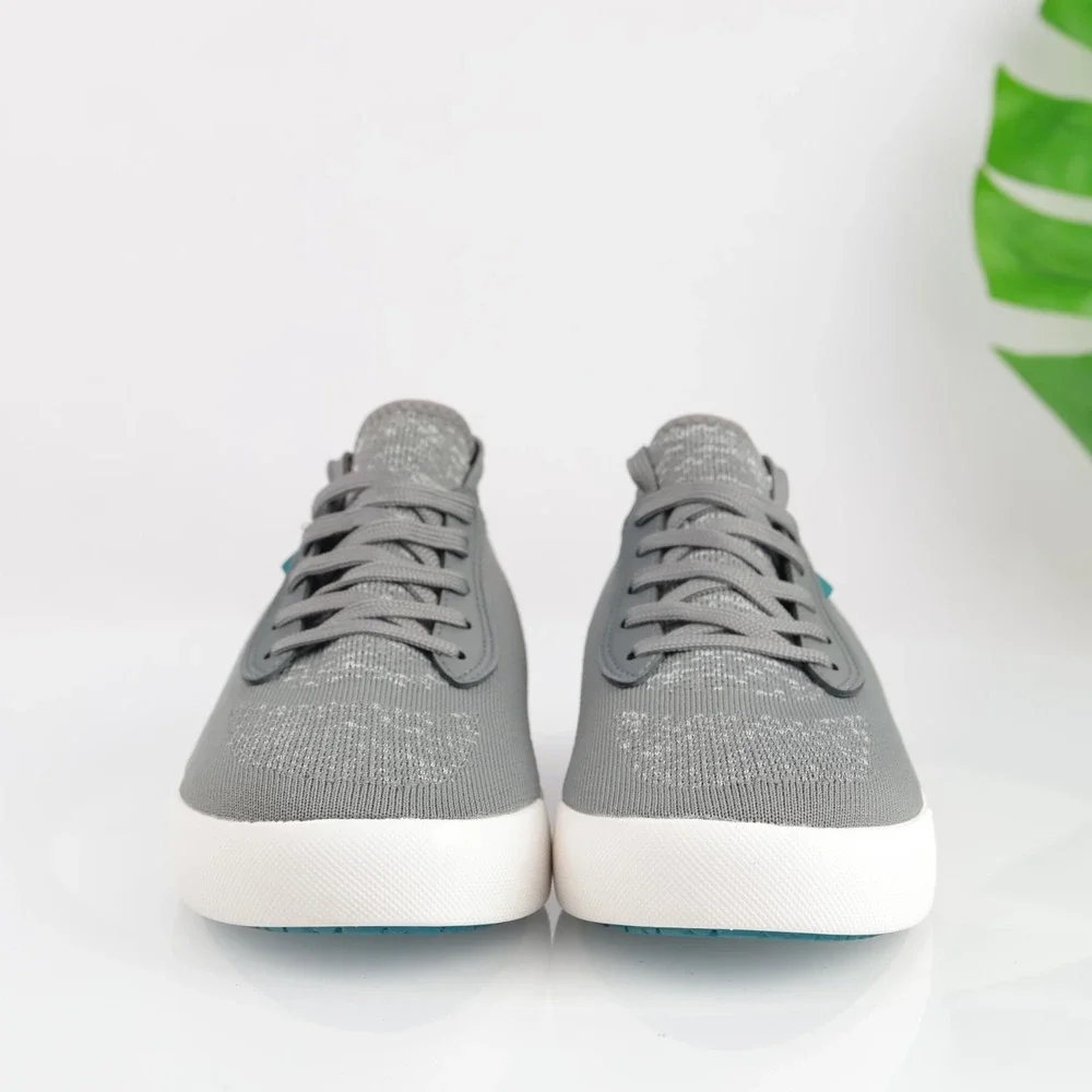 Vessi Womens Weekend Sneakers Size 9 Waterproof Gray Lace Up Comfort Shoes Low